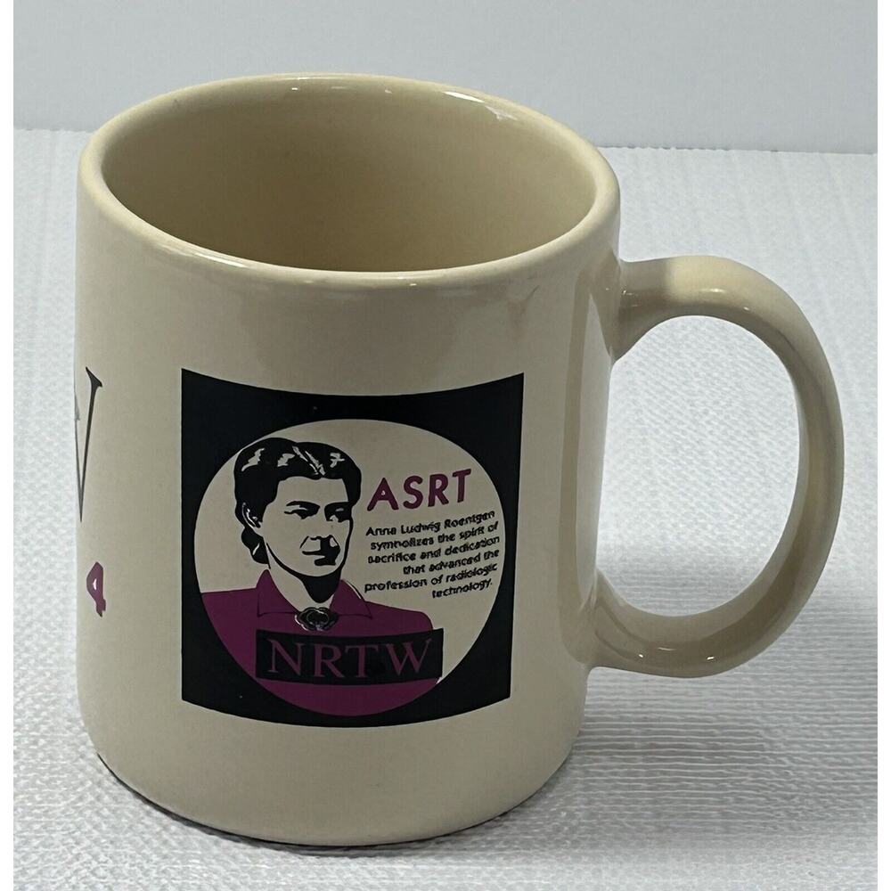 1994 NRTW ASRT Anna‎ Ludwig Roentgen Profession Of Radiologic Technology Mug Cup